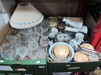 Lot 1088 - Cut and Other Glassware, kitchenware. planters...