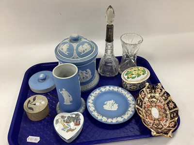 Lot 1174 - Royal Crown Derby Imari Pattern Pin Tray, 2451,...