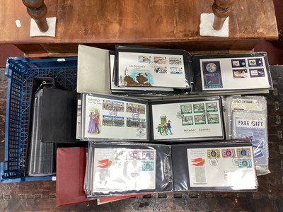 Lot 1090 - Stamps; A collection of over 320 first day...