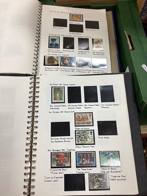 Lot 1100 - Stamps; Two albums containing used Great...