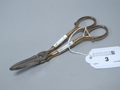 Lot 3 - A Pair of Vintage Gilted Ed Wusthof Mother of...