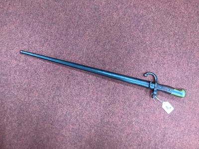 Lot 482 - XIX Century French Model 1874 Gras Bayonet and...