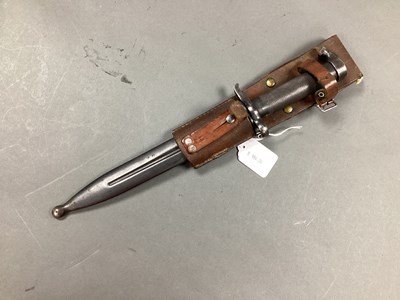 Lot 489 - XIX Century Swedish M1896 Mauser Bayonet,...