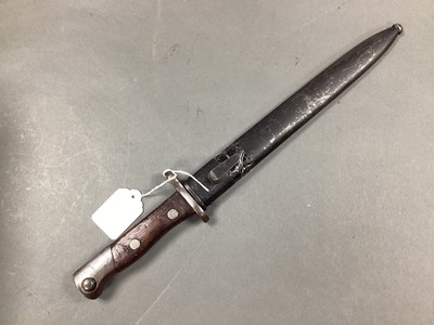 Lot 492 - Siamese Thai Type 45 M1903 Mauser Bayonet and...