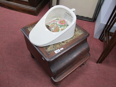 Lot 1642 - XIX Century Mahogany Commode, together with a...