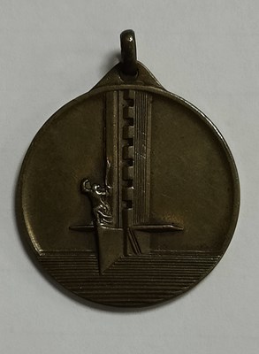 Lot 597 - 1930 World Cup Commemorative Medal in Bronze,...