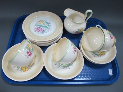 Lot 1185 - 'New Chelsea' Tea Ware, of fifteen pieces,...
