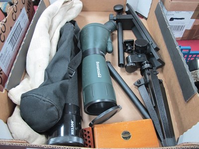 Lot 1343 - Helios Spotting Scope X20, with tripod stand,...