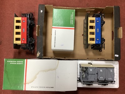 Lot 321 - A quantity of G Scale rolling stock, by LGB...