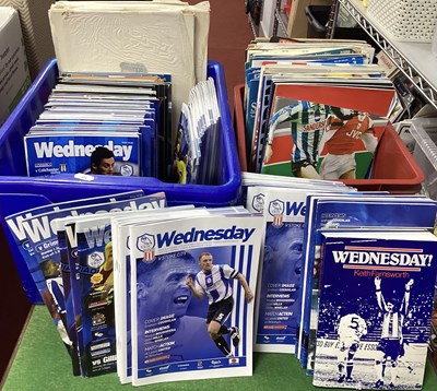 Lot 896 - Sheffield Wednesday Programmes 1990s and Later,...