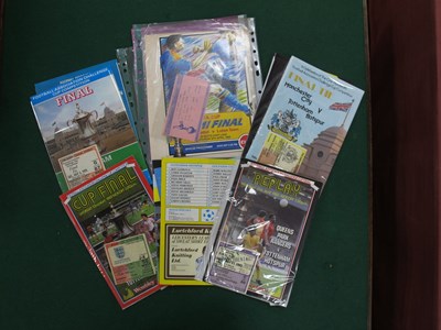 Lot 756 - Programme & Ticket From Each of F.A Cup Finals...