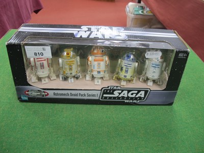Lot 810 - A Hasbro Star Wars The Saga Collection...