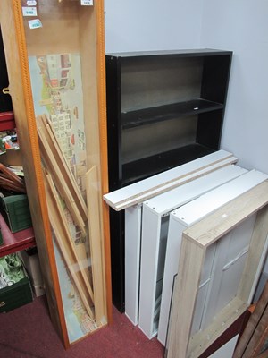 Lot 1476 - Three White Wall Display Units, with...