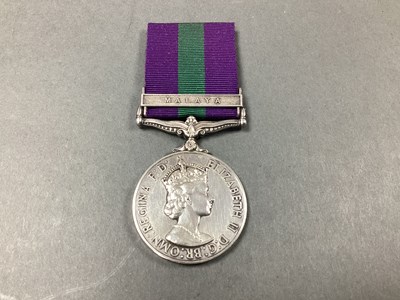 Lot 648 - General Service Medal ERII With Malaya Clasp...