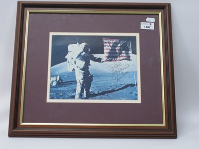 Lot 1407 - Apollo 17 Astronaut Gene Cernan, signed image...