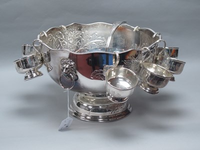 Lot 1 - A Large Sheffield Silver Plated Punch...