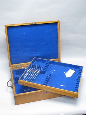 Lot 6 - Seven Edwardian Hallmarked Silver Rattail...