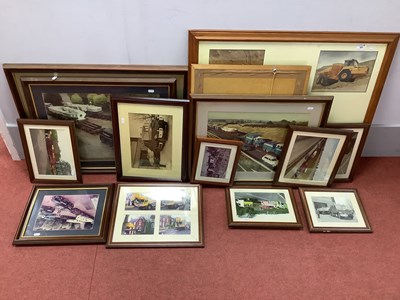 Lot 301 - Fourteen Framed Photographs/Prints mostly...