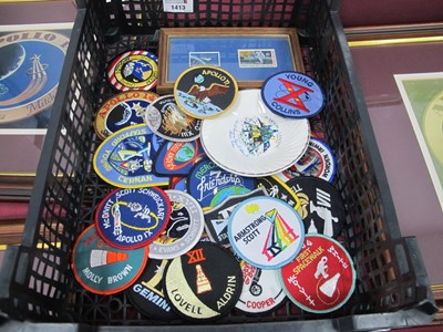 Lot 1413 - Space Travel 1969 Moon Landing Dish 12.5cm...