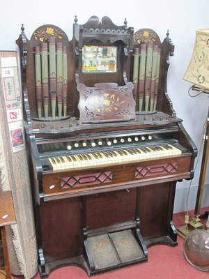 Lot 1534 - Malcolm of London Organ, mahogany cased with...
