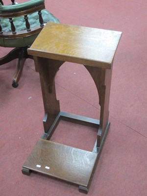 Lot 1497 - Ecclesiastical Oak Lectern with Slope Top,...
