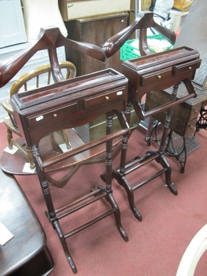 Lot 1487 - Pair of Mid to Late XX Century Valets, each...