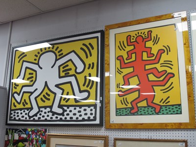 Lot 1405 - After Keith Haring, 'Untitled 1986', colour...