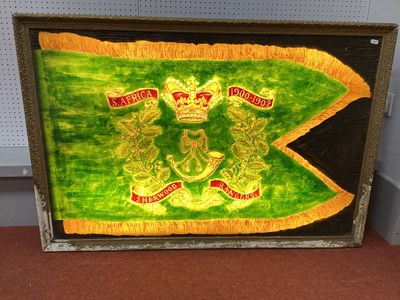 Lot 401 - Painted British Military Standards on Semi...