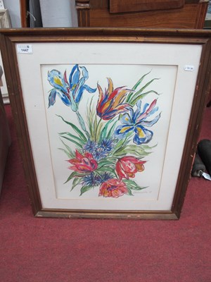 Lot 1447 - Oskar Kokoschka (1886-1980) Still Life of...