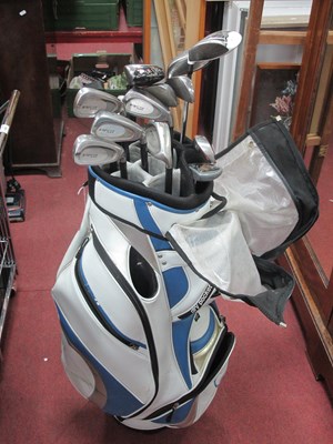 Lot 1477 - A Golf Bag, containing clubs by Wilson...