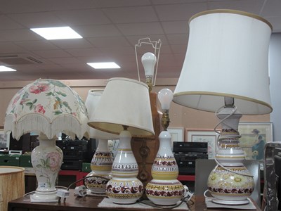 Lot 1474 - German Style Pottery Table Lamp, in the 1970's...