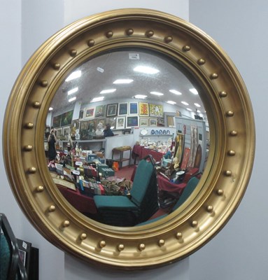 Lot 1542 - Regency Style Gilt and Bauble Circular Framed...