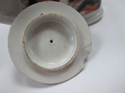 Lot 1044 - Two New Hall Porcelain Teapots, Covers and...