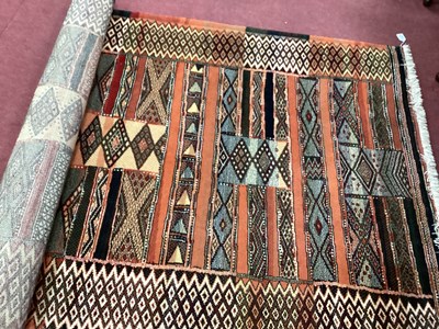 Lot 1533 - Shalamar Creations Tassled Wool Rug, with...