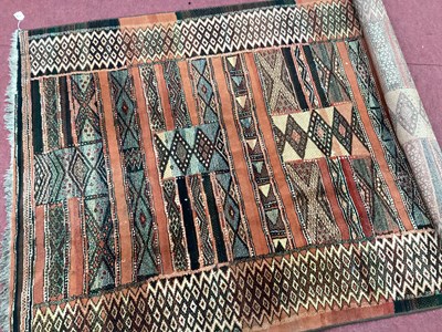 Lot 1503 - Shalamar Creations Wool Rug, with geometric...