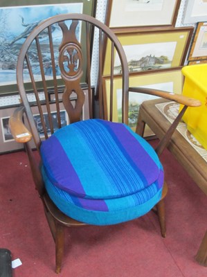 Lot 1458 - Ercol Mid XX Century Armchair, with fleur de...