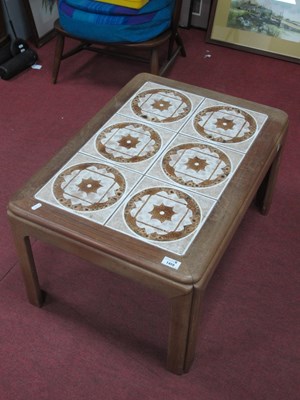 Lot 1459 - 1970's Teak Coffee Table in The G Plan Style,...