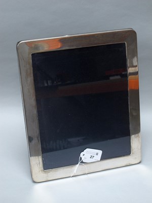 Lot 27 - A Modern Hallmarked Silver Mounted Rectangular...
