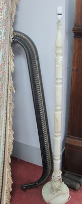 Lot 1539 - XIX Century Cast Iron Fender, onyx standard...