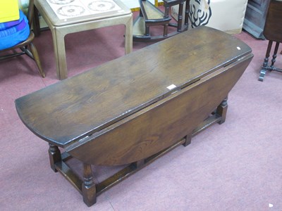Lot 1496 - Titchmarsh & Goodwin Oak Drop Leaf Coffee...