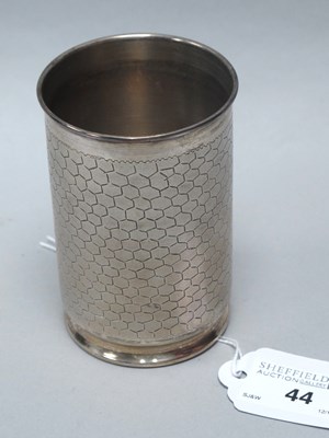Lot 44 - A Geometrical Tumbler, with chased hexagonal...
