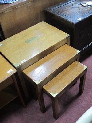 Lot 1516 - Nest of Three Mahogany Coffee Tables, with...