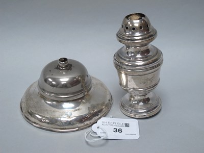 Lot 36 - A Chester Hallmarked Silver Counter Bell,...