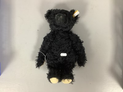 Lot 303 - A Modern Black Bear by 'Steiff' with Growler,...