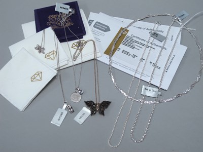 Lot 141 - The Genuine Gemstone Company; Three "925"...