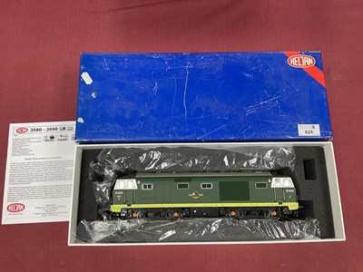 Lot 624 - A boxed Heljan O gauge Hymek diesel locomotive,...