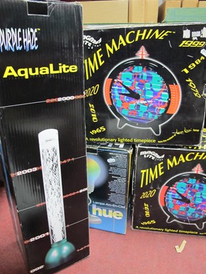 Lot 1059 - Magma Lite Time Machine light up clock x2,...