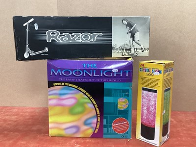 Lot 1019 - The Moonlight colour changing lamp, Crystal...
