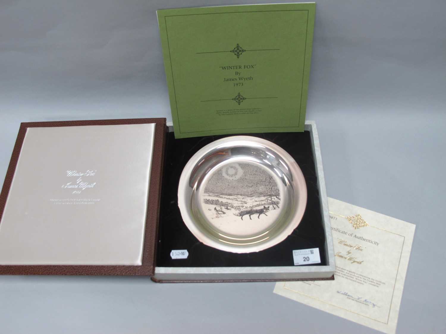 Lot 20 - Franklin Mint; James Wyeth 1973 Limited...