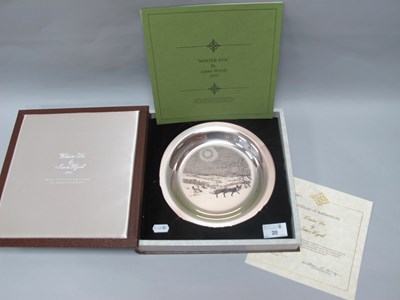 Lot 20 - Franklin Mint; James Wyeth 1973 Limited...
